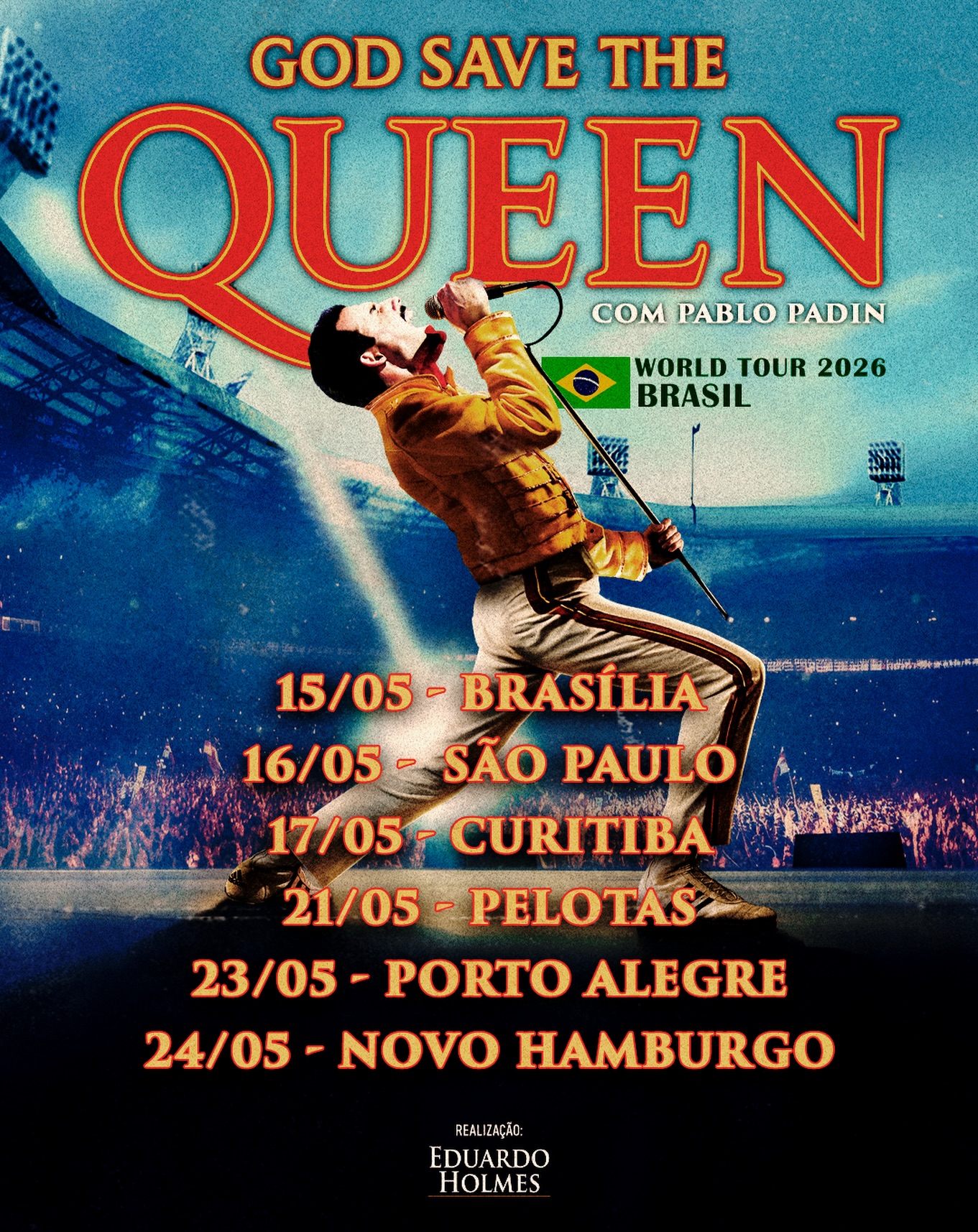 God Save the Queen Tour Poster 2026–2027